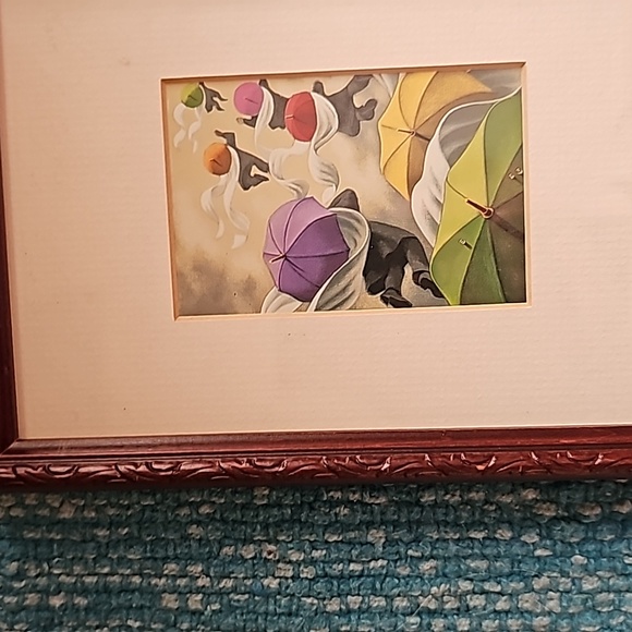 Framed Umbrella Print - Picture 2 of 4